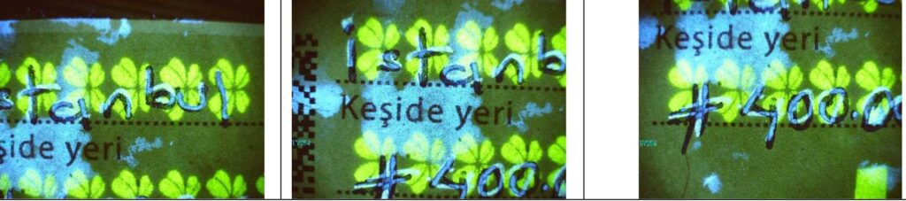 belgede sahtecilik incelemesi 